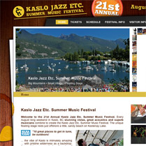Kaslo Jazz Etc. Summer Music Festival