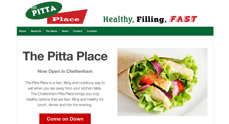 WordPress Website and Branding: Pitta Place
